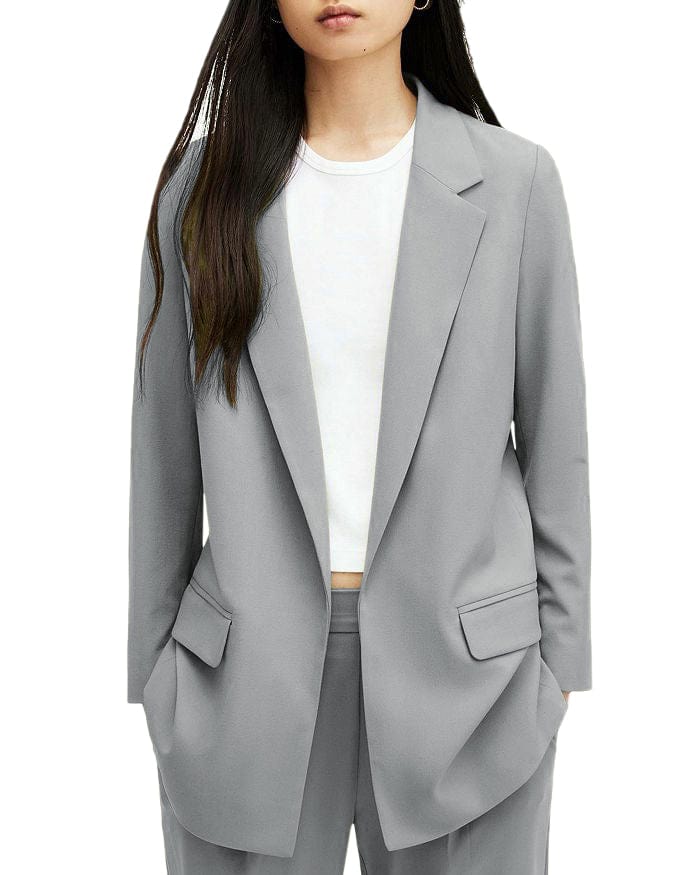 solovedress Casual Women Suit 2 Piece Notch Lapel Jacket (Blazer+Pants)