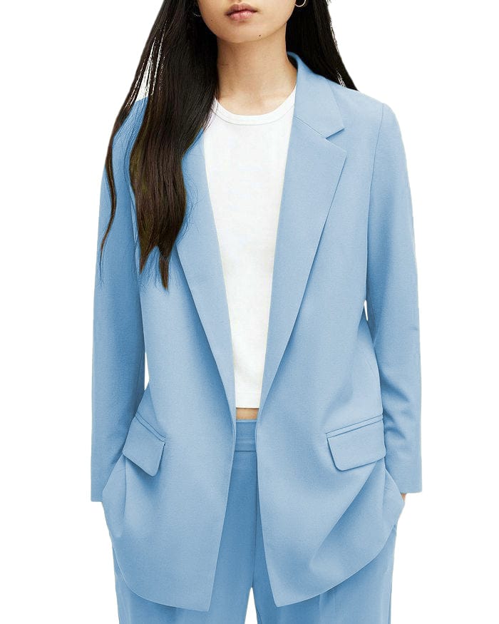 solovedress Casual Women Suit 2 Piece Notch Lapel Jacket (Blazer+Pants)