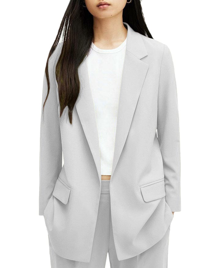 solovedress Casual Women Suit 2 Piece Notch Lapel Jacket (Blazer+Pants)